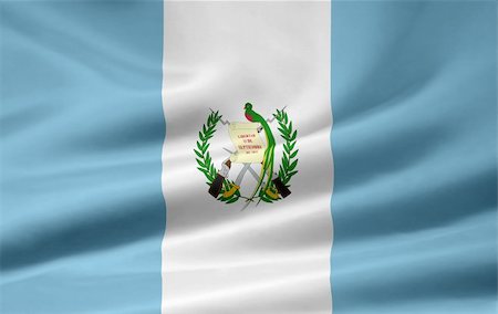 High resolution flag of Guatemala Stock Photo - Budget Royalty-Free & Subscription, Code: 400-04847359