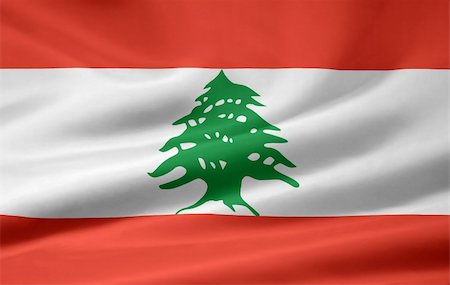 High resolution flag of Lebanon Stock Photo - Budget Royalty-Free & Subscription, Code: 400-04847417
