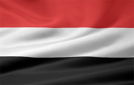 High resolution flag of Yemen Stock Photo - Budget Royalty-Free & Subscription, Code: 400-04847423
