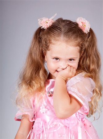 portrait screaming girl - Beautiful young smiling girl Stock Photo - Budget Royalty-Free & Subscription, Code: 400-04847953