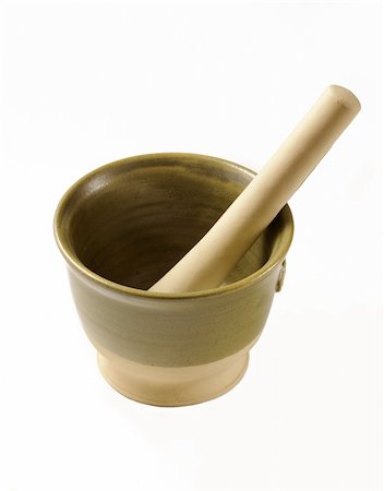 Mortar and pestle, isolated Stock Photo - Budget Royalty-Free & Subscription, Code: 400-04848310