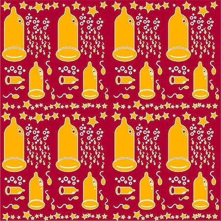 simsearch:877-06832579,k - Seamless condom pattern background Stock Photo - Budget Royalty-Free & Subscription, Code: 400-04848644