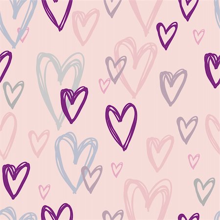 simsearch:400-04227176,k - Stylish cartoon love pattern in vector Stock Photo - Budget Royalty-Free & Subscription, Code: 400-04848852