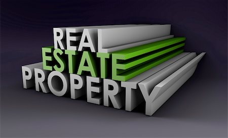 simsearch:400-04773052,k - Real Estate Property in the Property Sector in 3d Foto de stock - Super Valor sin royalties y Suscripción, Código: 400-04849178