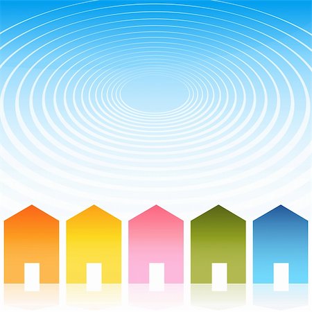 An image of a housing ripple effect background. Stock Photo - Budget Royalty-Free & Subscription, Code: 400-04849414