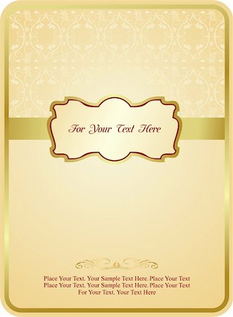 simsearch:400-06071368,k - Wedding card. Vector Stock Photo - Budget Royalty-Free & Subscription, Code: 400-04849607