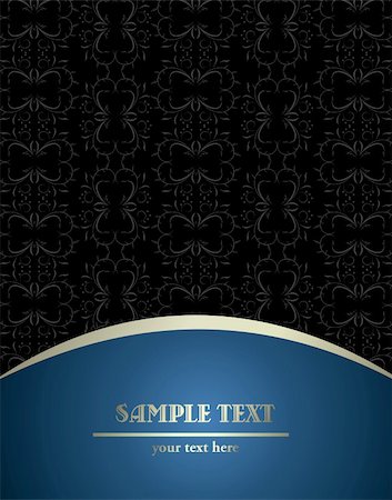 Vector beautiful luxury card or invitation Stock Photo - Budget Royalty-Free & Subscription, Code: 400-04849738