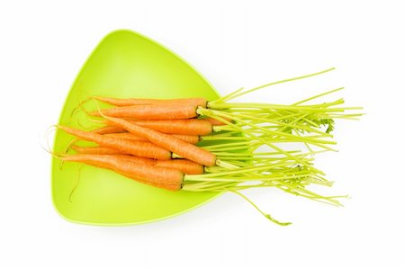 simsearch:400-04243170,k - Fresh carrots isolated on the white Stock Photo - Budget Royalty-Free & Subscription, Code: 400-04840693
