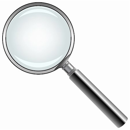 simsearch:400-04996978,k - magnifying glass against white background, abstract vector art illustration Photographie de stock - Aubaine LD & Abonnement, Code: 400-04840788