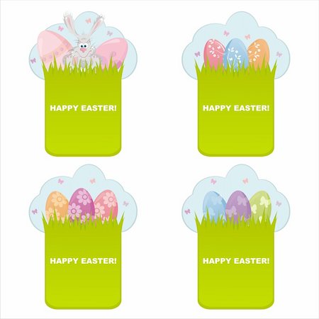 simsearch:400-04338125,k - set of 4 colorful easter banners Stock Photo - Budget Royalty-Free & Subscription, Code: 400-04840921