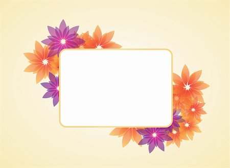 Flower card for special occasions. Vector illustration. Stock Photo - Budget Royalty-Free & Subscription, Code: 400-04841389