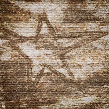 simsearch:400-05885044,k - Grungy star on a handmade paper texture Photographie de stock - Aubaine LD & Abonnement, Code: 400-04841927