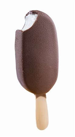 simsearch:400-06854949,k - classic chocolate ice cream with drops isolated on white background Stockbilder - Microstock & Abonnement, Bildnummer: 400-04842339
