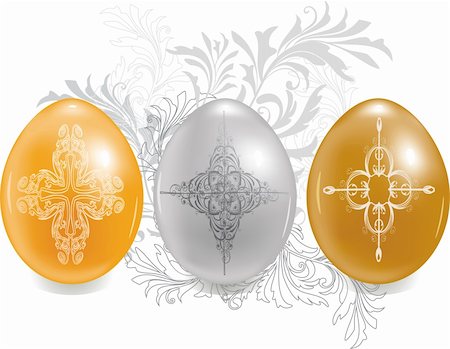 Three eggs Stock Photo - Budget Royalty-Free & Subscription, Code: 400-04842427