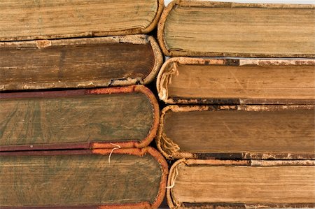 Background of old books. Wall of Books Stock Photo - Budget Royalty-Free & Subscription, Code: 400-04843517