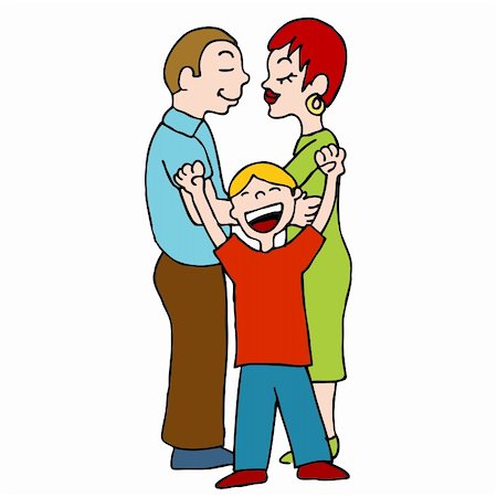 simsearch:400-05385132,k - An image of a family excited about adoption. Stock Photo - Budget Royalty-Free & Subscription, Code: 400-04843778