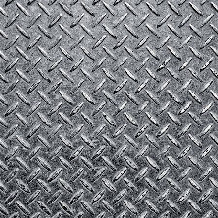 sheet metal texture - Background of metal diamond plate in silver color. Stock Photo - Budget Royalty-Free & Subscription, Code: 400-04843969
