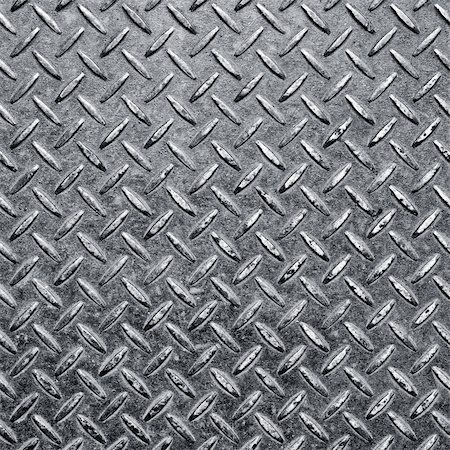 Background of metal diamond plate in silver color. Foto de stock - Super Valor sin royalties y Suscripción, Código: 400-04843969