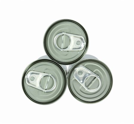 empty food can - aluminum cans and ring pull Stock Photo - Budget Royalty-Free & Subscription, Code: 400-04854809