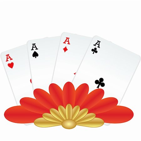 four-of-a-kind - Four of a kind winning poker hand Stock Photo - Budget Royalty-Free & Subscription, Code: 400-04855171