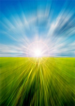 simsearch:400-04869732,k - Abstract motion blurred meadow and sky with sun Stock Photo - Budget Royalty-Free & Subscription, Code: 400-04855587