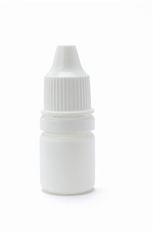 eye drops with eye dropper - Plastic container for nose and eye drop on white background Stock Photo - Budget Royalty-Free & Subscription, Code: 400-04855668