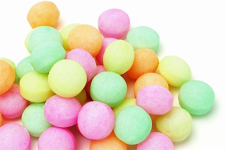Colorful fumigant naphthalene balls isolated on white background Photographie de stock - Aubaine LD & Abonnement, Code: 400-04855702