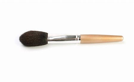 simsearch:400-04856775,k - Cosmetic brushes  isolated on white background Stock Photo - Budget Royalty-Free & Subscription, Code: 400-04855978
