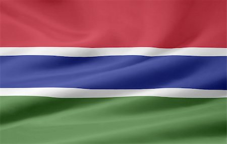 simsearch:400-04348687,k - High resolution flag of the Gambia Photographie de stock - Aubaine LD & Abonnement, Code: 400-04856605
