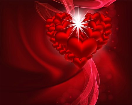 simsearch:400-05368256,k - beautiful vector heart background design with space for your text. Stock Photo - Budget Royalty-Free & Subscription, Code: 400-04856837