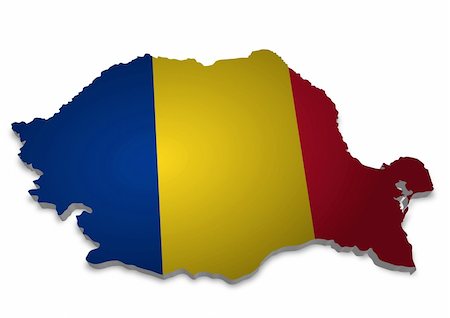 Romania flag Stock Photo - Budget Royalty-Free & Subscription, Code: 400-04857162