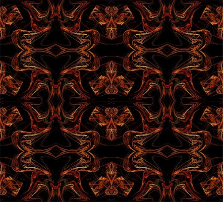simsearch:400-04857839,k - Seamless wallpaper, textile pattern or background in multi-colors on a black background. Photographie de stock - Aubaine LD & Abonnement, Code: 400-04857782