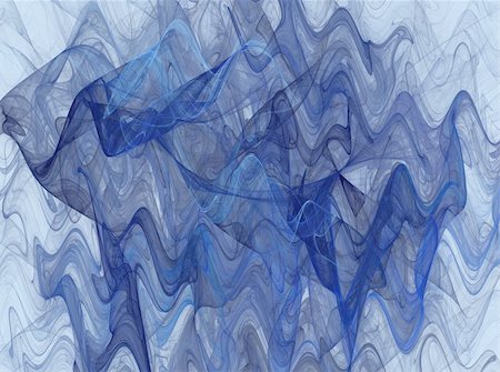 simsearch:400-04857839,k - Wavy fractal background in shades of blue. Photographie de stock - Aubaine LD & Abonnement, Code: 400-04857801