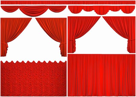 empty stage event - Red curtain on the stage. Theater Performance Stock Photo - Budget Royalty-Free & Subscription, Code: 400-04858519