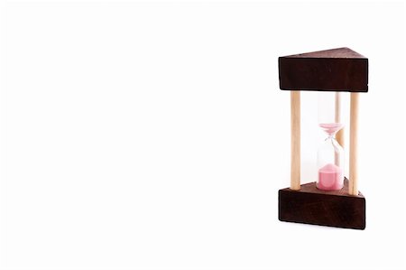 simsearch:400-04672695,k - Hourglass with copy space. Structure made of wood. Photographie de stock - Aubaine LD & Abonnement, Code: 400-04859170