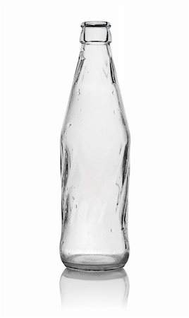 Glass bottle isolated on a white background. Path Stock Photo - Budget Royalty-Free & Subscription, Code: 400-04859960