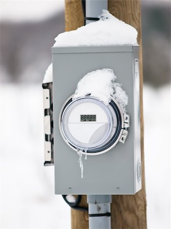 simsearch:400-05304897,k - Electric meter box Fotografie stock - Microstock e Abbonamento, Codice: 400-04850449