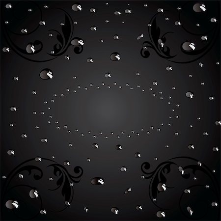 water drops background Fotografie stock - Microstock e Abbonamento, Codice: 400-04851141