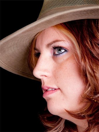 strotter13 (artist) - A beautiful woman, with curves poses with a very hot hat. Photographie de stock - Aubaine LD & Abonnement, Code: 400-04851231
