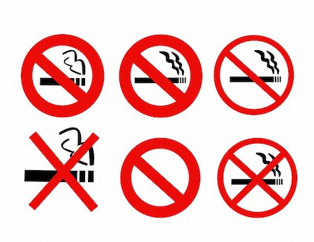 risk of death vector - No Smoking Sign Stock Photo - Budget Royalty-Free & Subscription, Code: 400-04851417