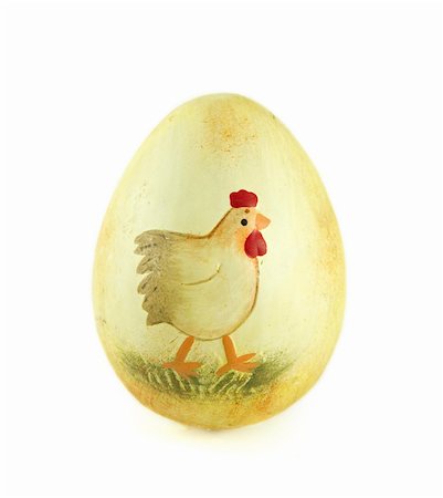 Easter egg isolated on a white background/part of easter series Photographie de stock - Aubaine LD & Abonnement, Code: 400-04851765