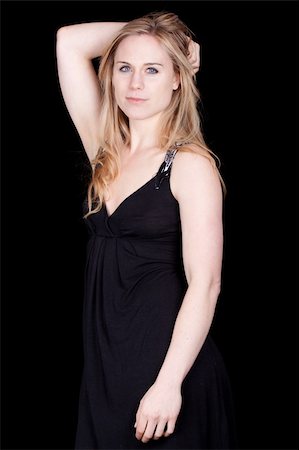 strotter13 (artist) - A classy girl in a black dress. Stock Photo - Budget Royalty-Free & Subscription, Code: 400-04852040