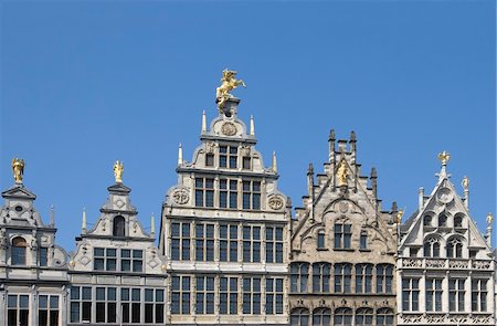 sculpture belgium - Houses of Grote-Markt, center of Antwerpen, Belgium Stock Photo - Budget Royalty-Free & Subscription, Code: 400-04853312