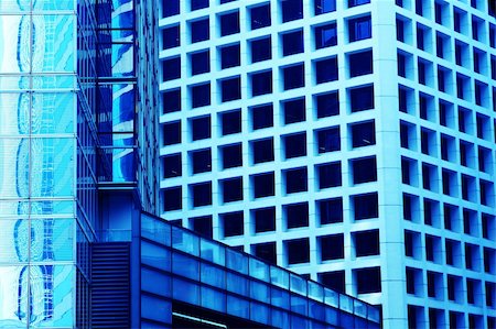 simsearch:400-05241722,k - office building at day with blue toned. Photographie de stock - Aubaine LD & Abonnement, Code: 400-04853472