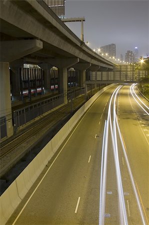 simsearch:400-06074408,k - Highway with many cars at night Stock Photo - Budget Royalty-Free & Subscription, Code: 400-04853601