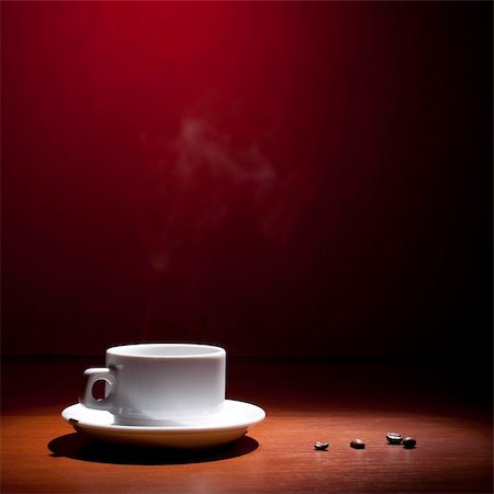 Beautiful coffee still-life on a dark background Stock Photo - Budget Royalty-Free & Subscription, Code: 400-04853882