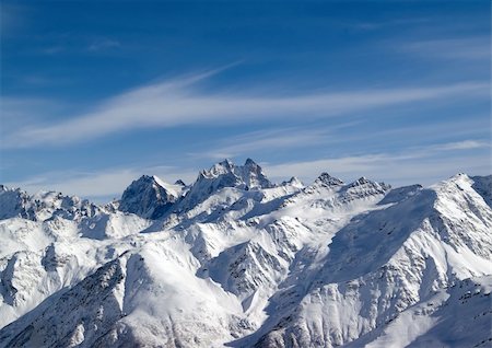 simsearch:400-04734960,k - Panoramic view from Elbrus. Caucasus Mountains. Foto de stock - Royalty-Free Super Valor e Assinatura, Número: 400-04866032