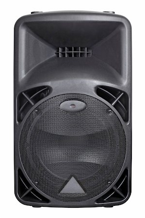 simsearch:614-06312092,k - Photograph of the front of a concert loudspeaker.  Background image for music-related subjects. Clipping path included. Foto de stock - Super Valor sin royalties y Suscripción, Código: 400-04866100