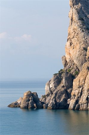 rock and sea. Landscape in Crimea, Ukraine Stock Photo - Budget Royalty-Free & Subscription, Code: 400-04866118