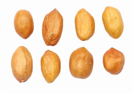 peanut object - peanuts isolated on white background Stock Photo - Budget Royalty-Free & Subscription, Code: 400-04866814